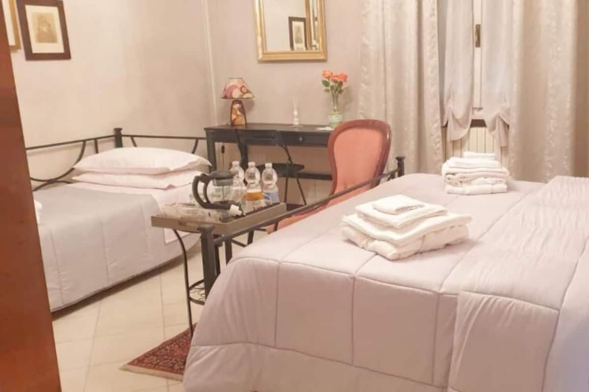 Family Triple Room, Patio, Garden View