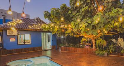 Cabana Raízes with Hot Tub, Fireplace and Private Pool.