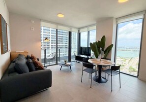 Living area - Condo 501 (Miami)