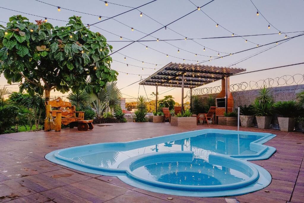 Outdoor pool, free pool cabanas