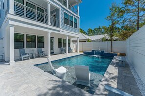 Pool - Oceana! New 30A home, 3 min to beach, w/ Golf Cart and Private Pool! (Santa Rosa Beach)