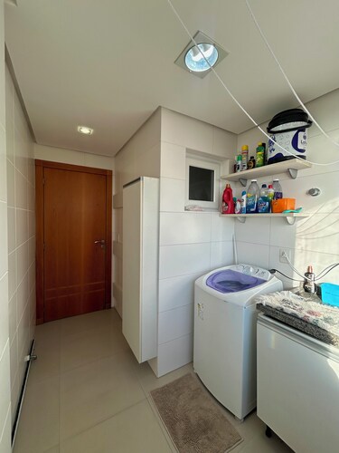 Beachfront apartment in the center of Capão da Canoa with 3 suites, 100% air-conditioned.