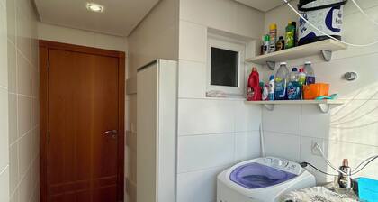 Beachfront apartment in the center of Capão da Canoa with 3 suites, 100% air-conditioned.