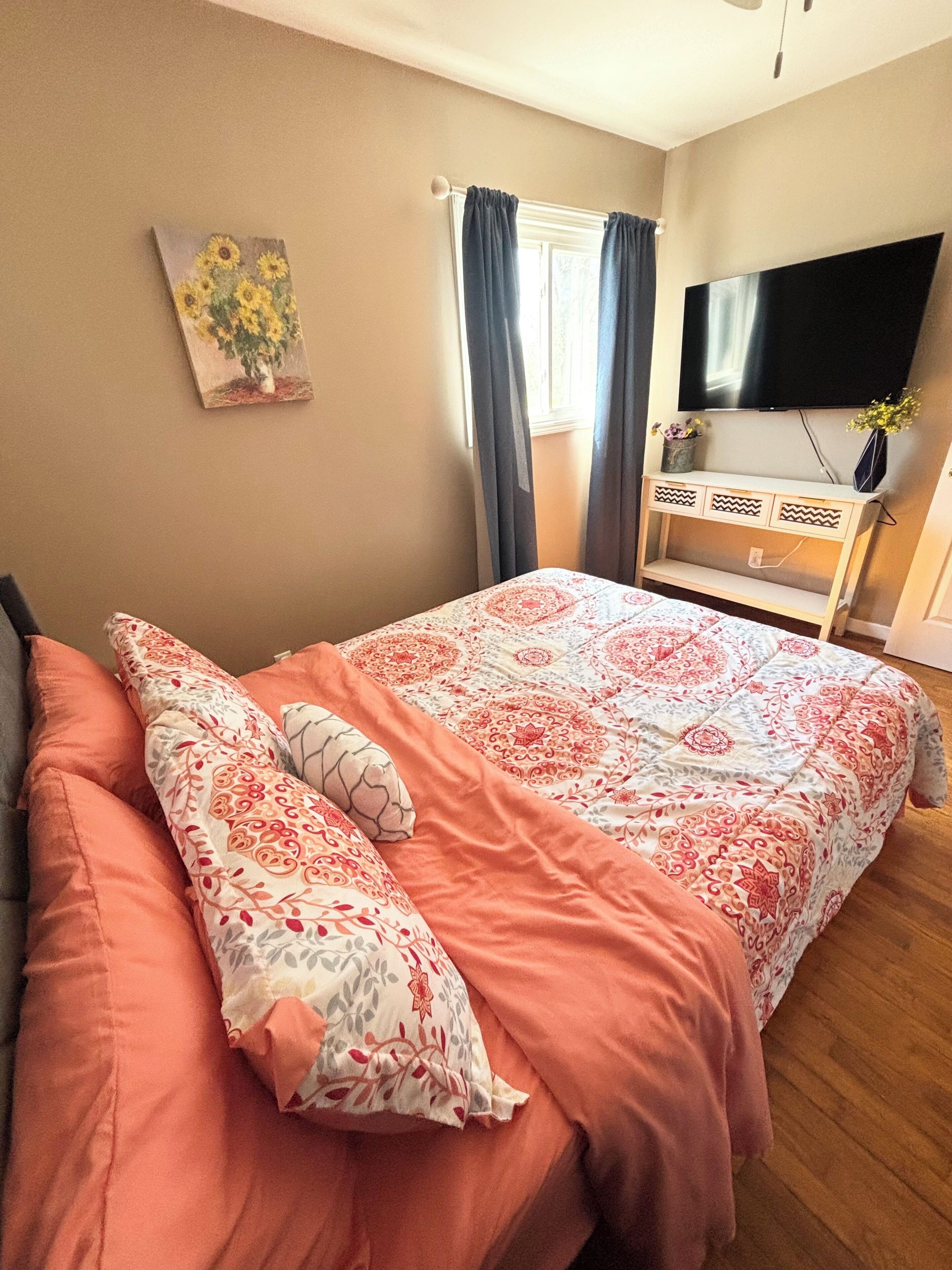 3 habitaciones, internet y ropa de cama 