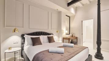 Deluxe-Apartment, 2 Schlafzimmer, Kanalblick, Erdgeschoss