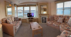 Living area - JG06A Coastfields 3 Bedroom With Large Veranda (Ingoldmells)