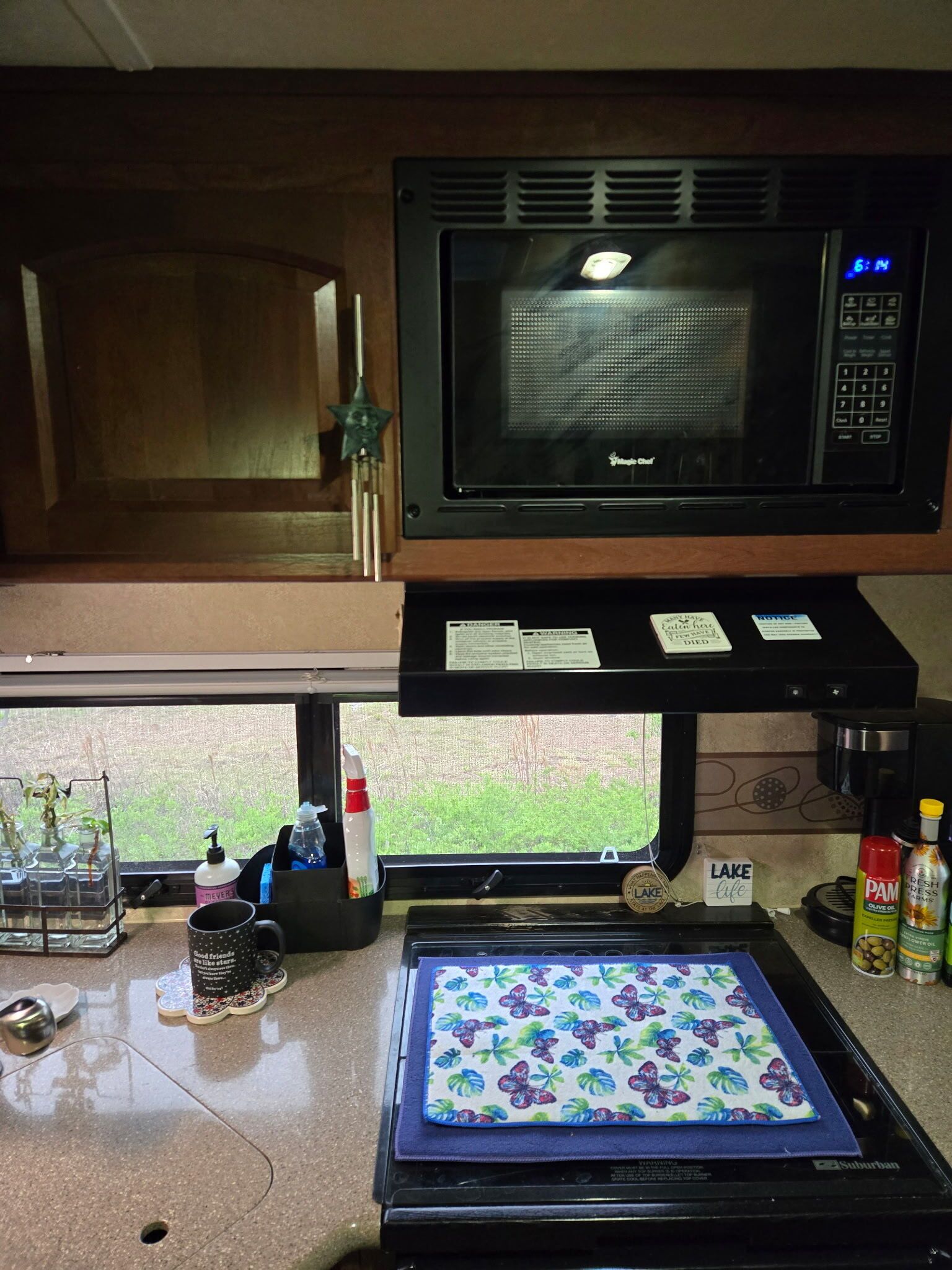 Micro-ondes, plaque de cuisson