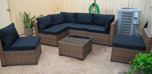 Terrace/patio - Beautiful family-friendly 3-bedroom townhome in Corpus Christi (Corpus Christi)