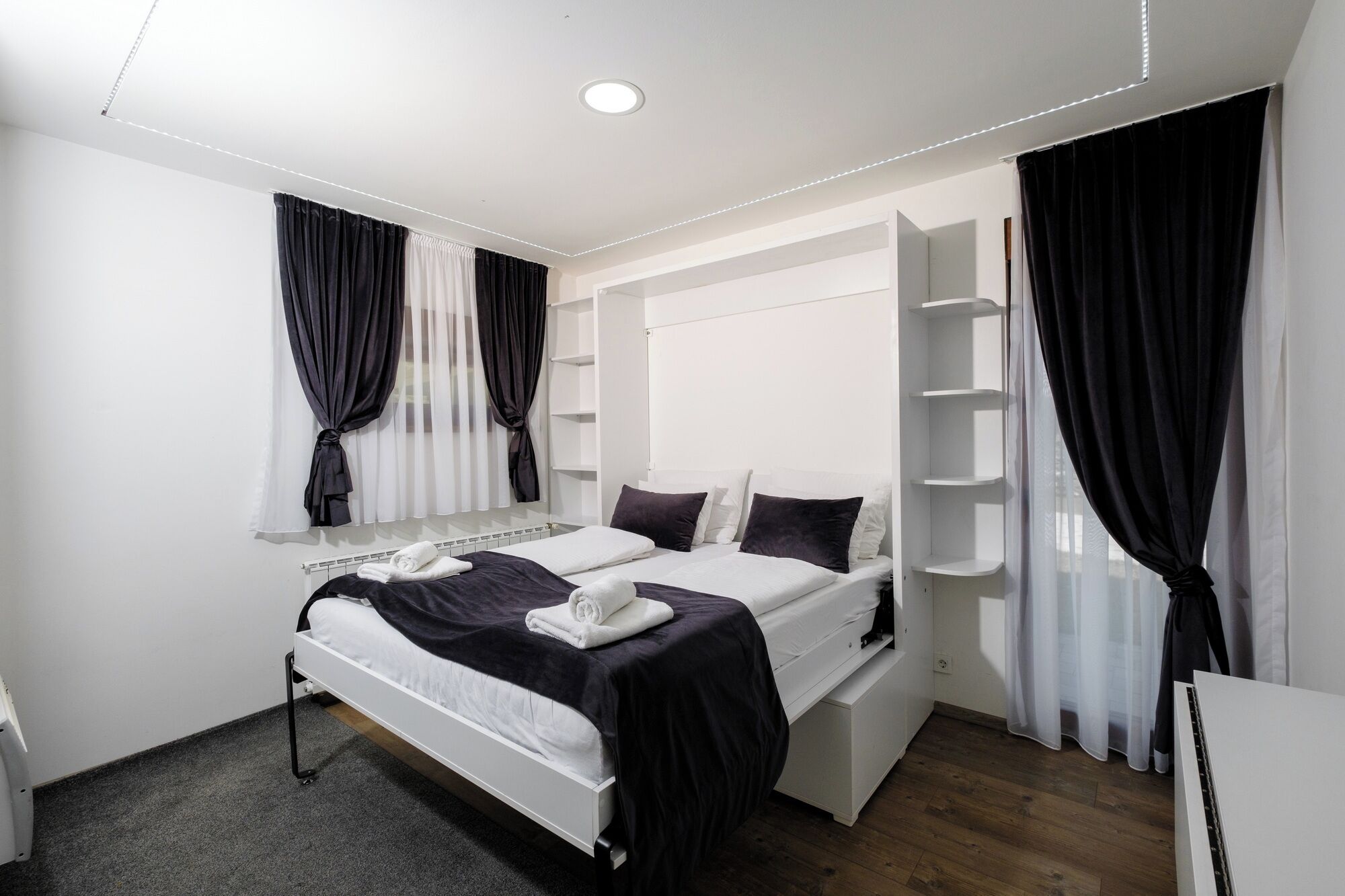 2 bedrooms, iron/ironing board, travel crib, WiFi