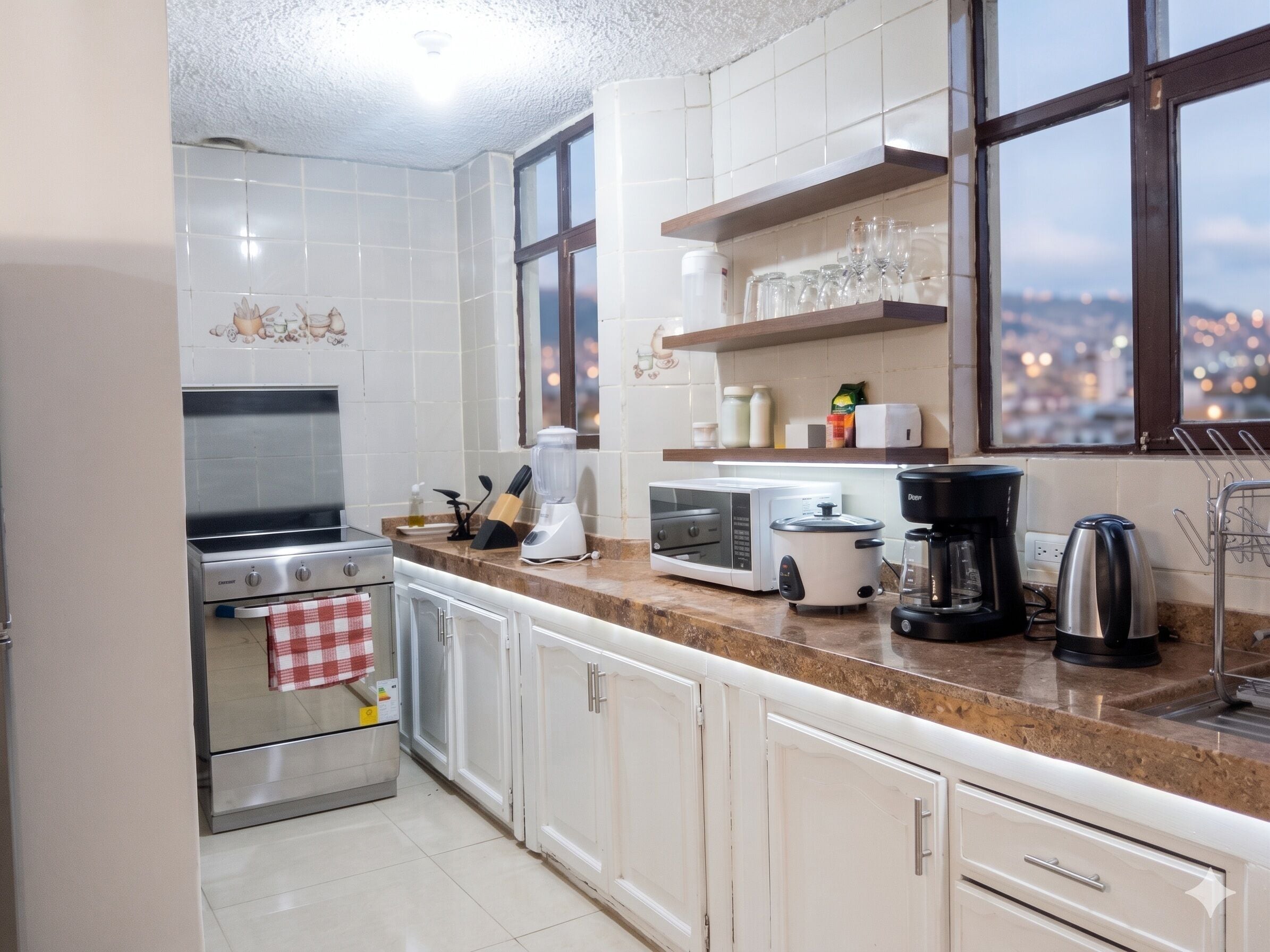 Apartment, City View | Private kitchen
