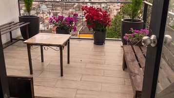 Lejlighed - byudsigt | Terrasse/gårdhave