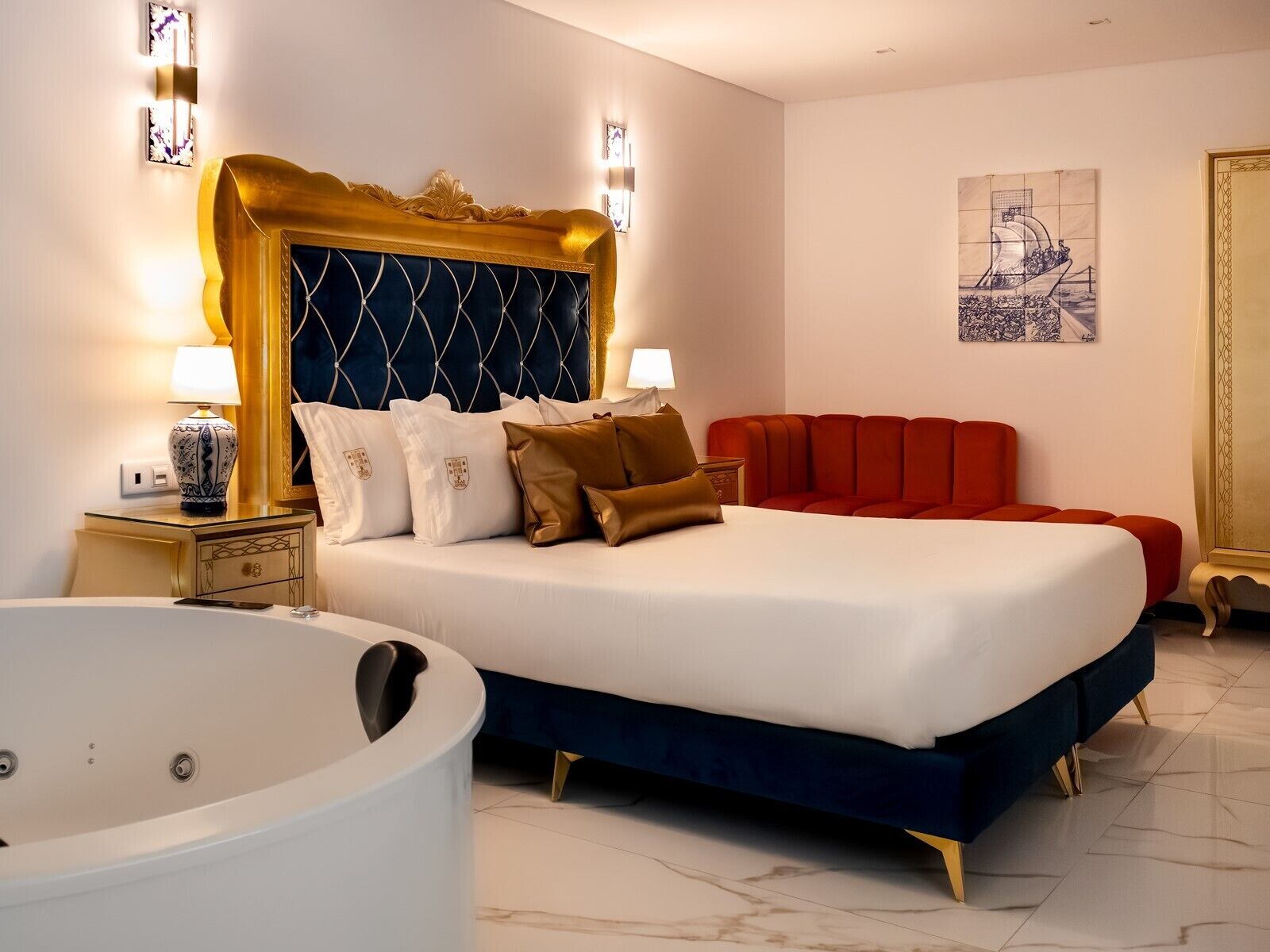 Suite Deluxe - Jacuzzi Available at Extra Charge | Wi-Fi gratis dan seprai linen
