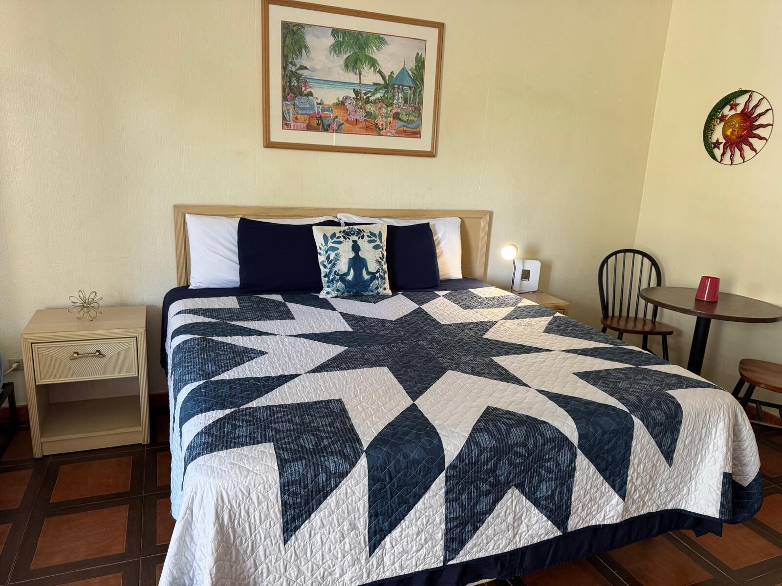 1 bedroom, iron/ironing board, Internet, bed sheets