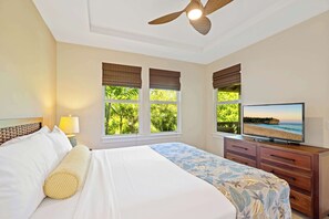 3 bedrooms, desk, iron/ironing board, travel cot - Pili Mai 12K Spacious 3BR with Central A/C (Koloa)