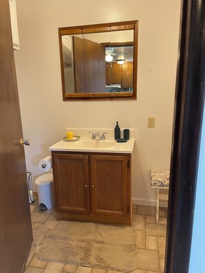 Towels, soap, toilet paper