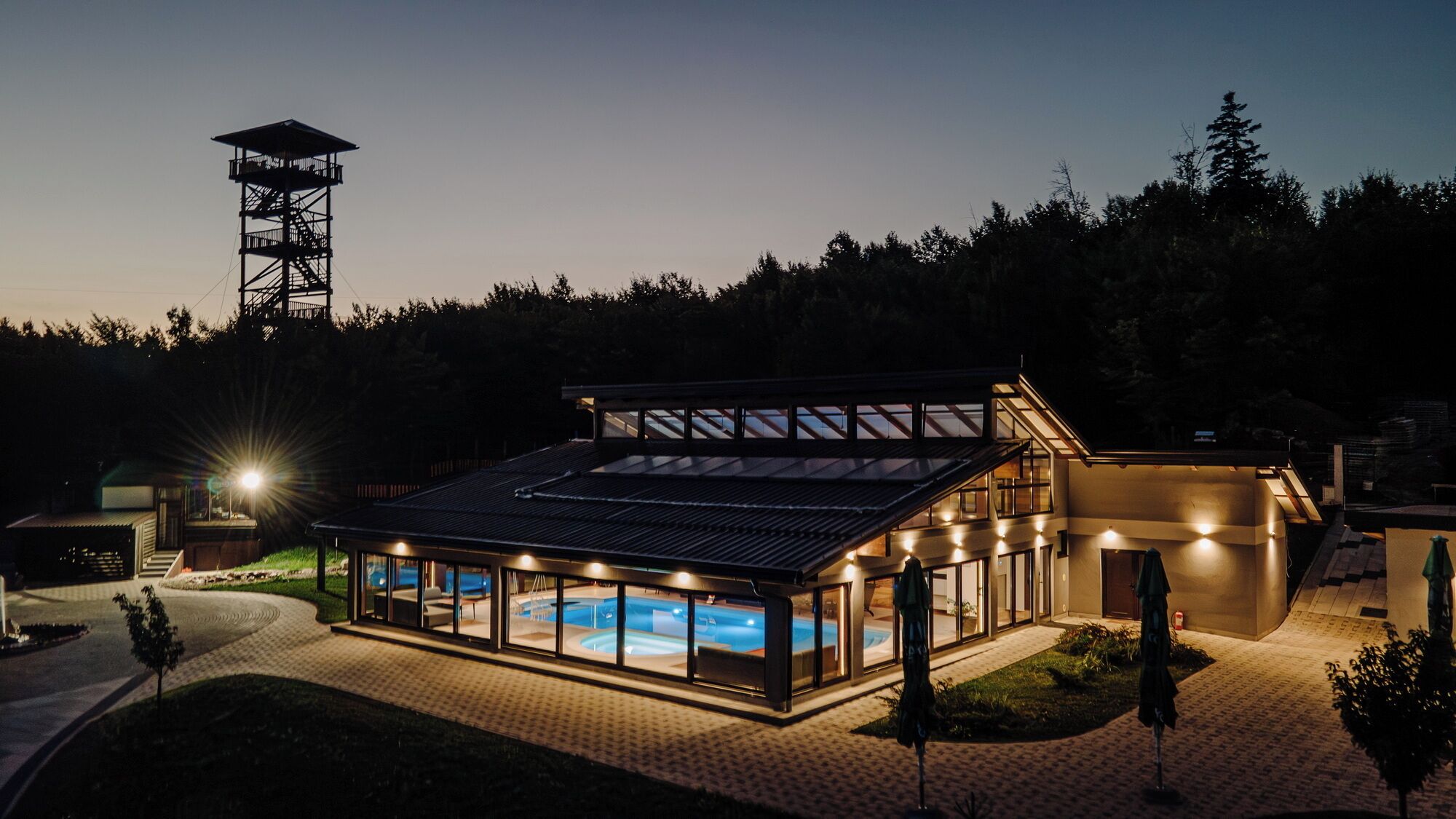 Piscine couverte, piscine chauffée
