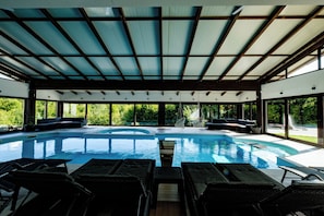 Indoor pool, a heated pool - 1BDR apartment, shared pool, kitchen, balcony, C24 (Sarajevo)