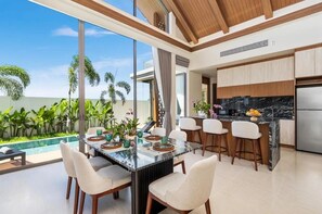Villa, 3 Bedrooms, Private Pool | Dining - The Ozone Pool Villas by NLA (Choeng Thale)