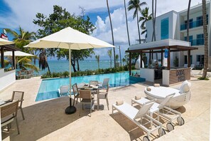 Pool - Beachfront Studio Suite | Cabarete, DR | Pools + Dining (Cabarete)