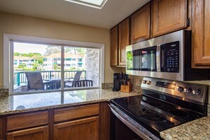 Fridge, microwave, dishwasher, coffee/tea maker - Lagoon Views; Community Pool, Hot Tub & Cabana; Dog-Friendly; Walk to Shelter Cove Marina & Shops! (Hilton Head Island)