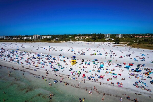 Sun loungers, beach towels