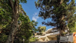 En bostadsbyggnad med namnet YARINGA, belägen på adressen Noosa Drive 29, med tillhörande parkeringsplats.