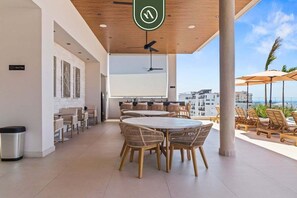 Condo, Multiple Beds, Pool Access, Ocean View (D'Vine 602) | Outdoor dining - Brand New 2 BR Condo in Romantic Zone - Pool (Puerto Vallarta)