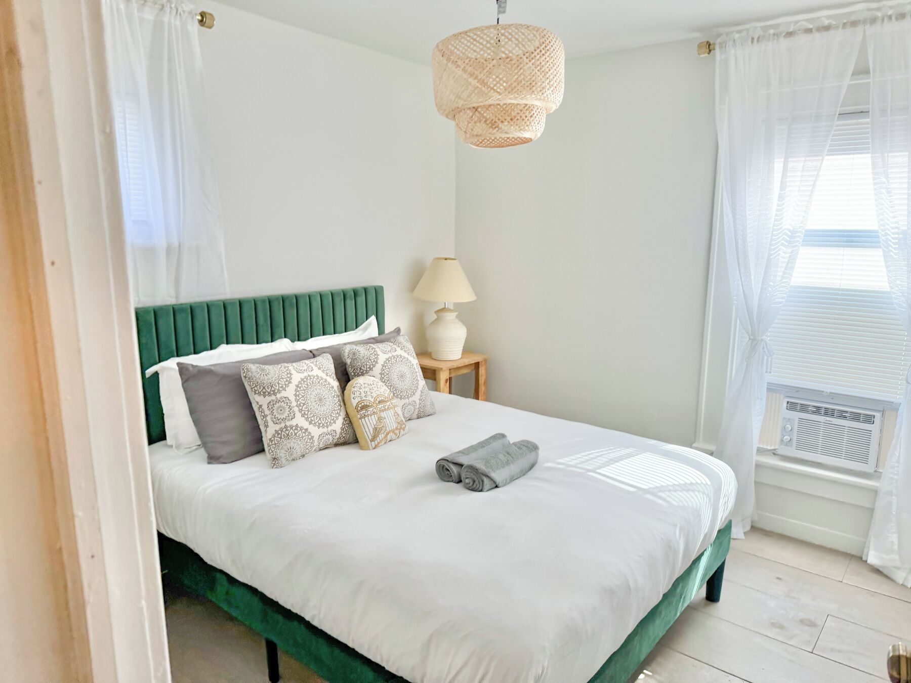 2 bedrooms, iron/ironing board, travel crib, free WiFi