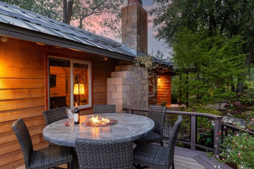 Architectural Idyllwild Retreat | Views, Hot Tub, Koi Pond, Dog Friendly