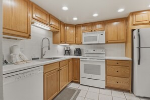 Condo, 1 Bedroom | Private kitchen | Fridge, coffee/tea maker - She305 Summit House East 1 Bedroom Condo (Copper Mountain)