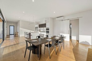 Dining - Sapphire Spring Retreat | Swimming Pool, Outdoor Fireplace! (Wānaka)