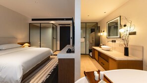 Habitació doble sènior, vistes a la muntanya | Espai de treball apte per a portàtils, wifi gratuïta i roba de llit 