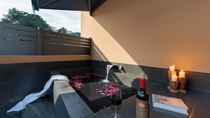 Chambre Double Romantique, vue montagne