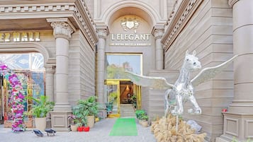 Entrada al alojamiento