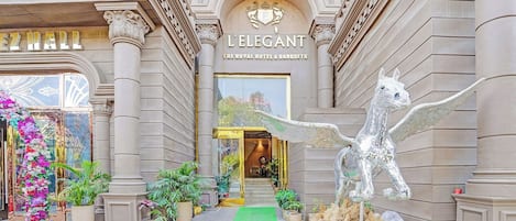Entrada de la propiedad