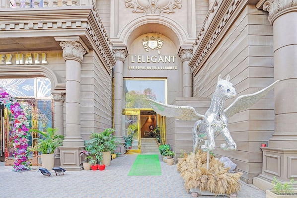 Entrée de l’hébergement 