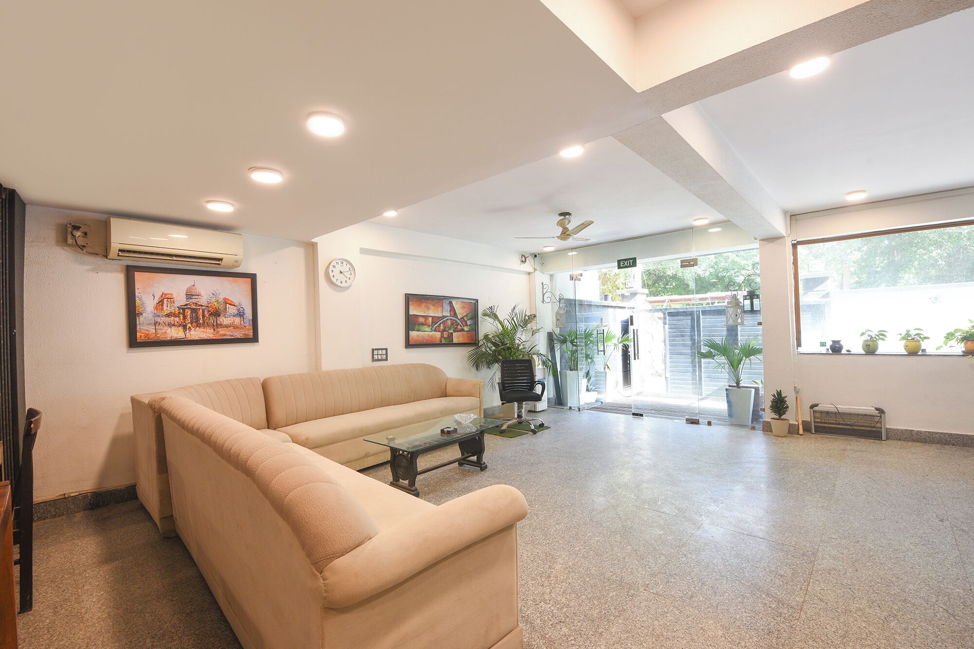 Lobby sitting area