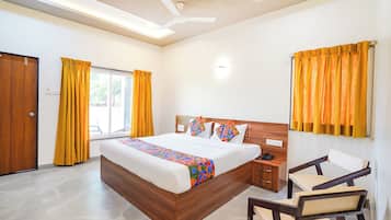 Habitación Deluxe | Sábanas de algodón egipcio, ropa de cama de alta calidad, caja fuerte