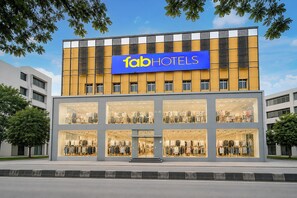 Overnatningsstedets facade