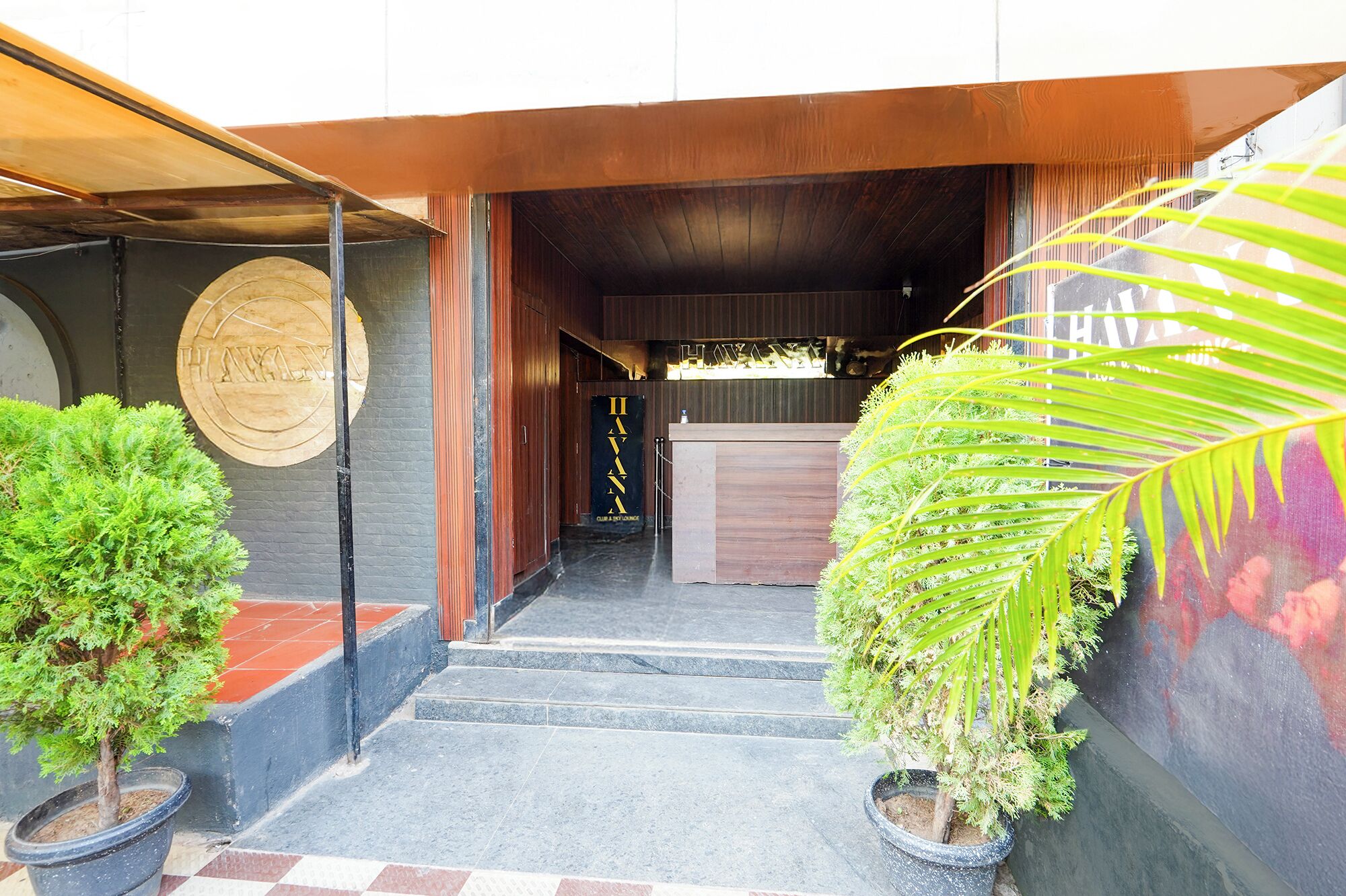 Entrada de la propiedad