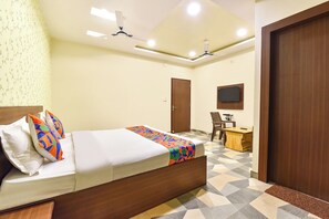 Lakens van Egyptisch katoen, luxe beddengoed, een kluis op de kamer