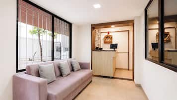 Lobby sitting area