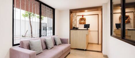 Lobby sitting area