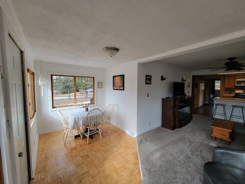 2-bedroom house in Eagle River, view of river, backs up to Trees For Tomorrow