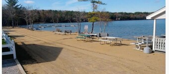 Cozy 2 bedroom cottage, sleeps 6, in a gated beach resort on Lake Winnisquam