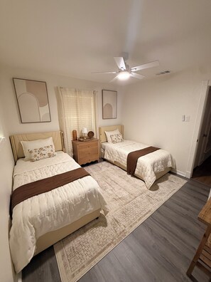4 chambres, Wi-Fi, literie fournie