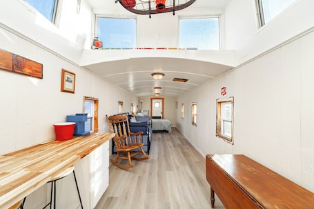Interior. The Katy Caboose in Hartsburg