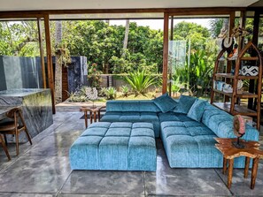 Terrace/patio - Beachside Villa at Balian Surf Break (Selemadeg Barat)