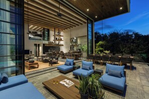 Luxury Villa, 5 Bedrooms, Private Pool, Sea View | Outdoor dining - Villa Orca (Koh Samui)