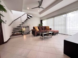 House, 2 Bedrooms, Patio | Living area - Samui Sabai House 4 in the Garden With Communal Pool (Koh Samui)